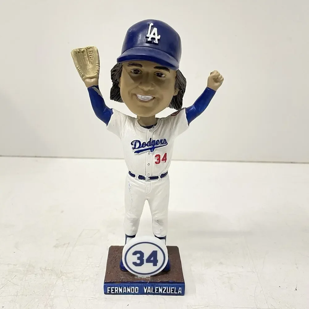 Fernando Valenzuela 2023 Los Angeles Dodgers #34 Bobblehead SGA *Flawed *No box